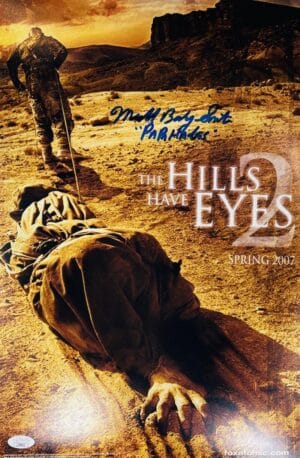 MICHAEL BAILEY SMITH SIGNED 12X18 PHOTO THE HILLS HAVE EYES PLUTO HORROR JSA 614