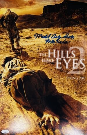 MICHAEL BAILEY SMITH SIGNED 12X18 PHOTO THE HILLS HAVE EYES PLUTO HORROR JSA 615