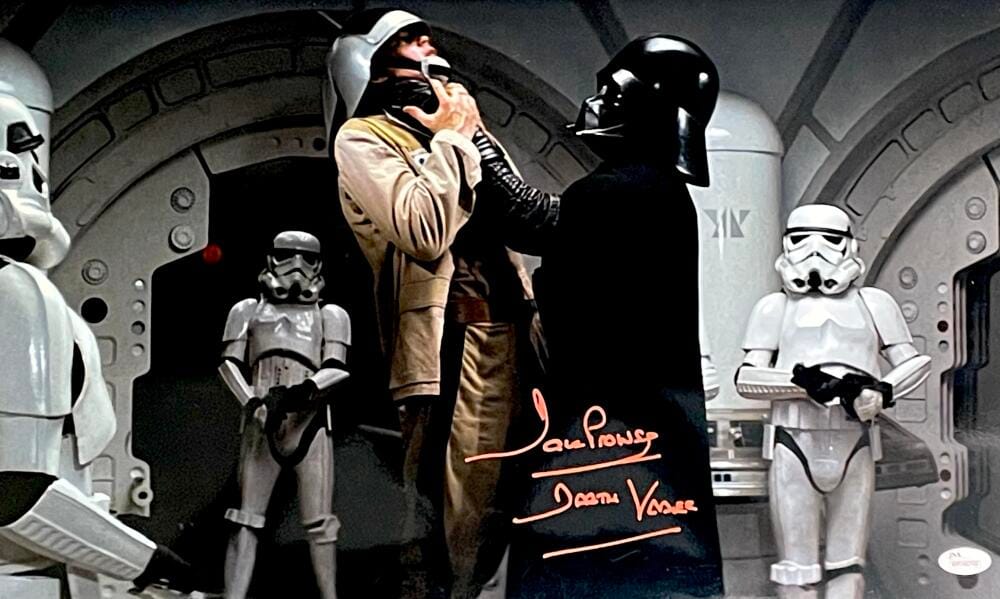 David Prowse as Darth Vader Star Wars Autographed Signed 8x10 Photo COA