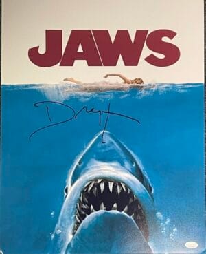 RICHARD DREYFUSS SIGNED JAWS 16X20 PHOTO POSTER STEVEN SPIELBERG HORROR JSA 014