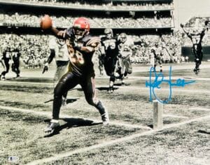 MARSHALL FAULK SIGNED METALLIC 16X20 PHOTO ST LOUIS RAMS SAN DIEGO STATE BAS 340