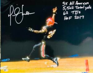 MARSHALL FAULK SIGNED METALLIC 16X20 PHOTO ST LOUIS RAMS SAN DIEGO STATE BAS 346