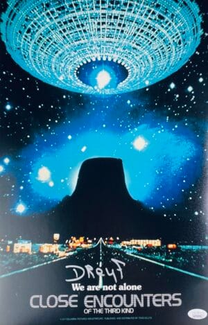 RICHARD DREYFUSS SIGNED CLOSE ENCOUNTERS OF THE THIRD KIND 12X18 PHOTO JSA 702