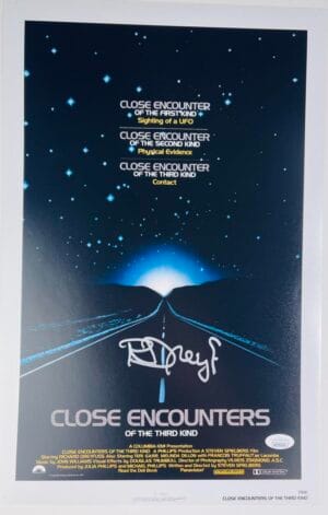 RICHARD DREYFUSS SIGNED CLOSE ENCOUNTERS OF THE THIRD KIND 12X18 PHOTO JSA 703