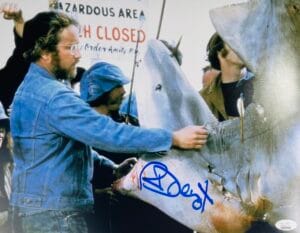 RICHARD DREYFUSS SIGNED JAWS 11X14 PHOTO HOPPER STEVEN SPIELBERG HORROR JSA 391
