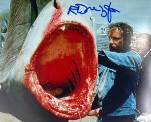 RICHARD DREYFUSS SIGNED JAWS 11X14 PHOTO HOPPER STEVEN SPIELBERG HORROR JSA 384
