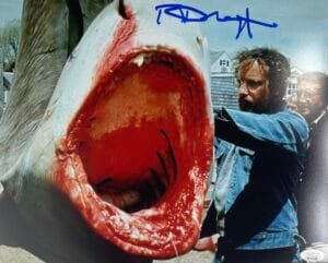 RICHARD DREYFUSS SIGNED JAWS 11X14 PHOTO HOPPER STEVEN SPIELBERG HORROR JSA 383