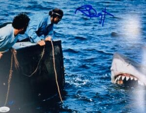 RICHARD DREYFUSS SIGNED JAWS 11X14 PHOTO HOPPER STEVEN SPIELBERG HORROR JSA 382