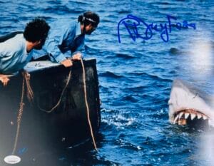 RICHARD DREYFUSS SIGNED JAWS 11X14 PHOTO HOPPER STEVEN SPIELBERG HORROR JSA 381