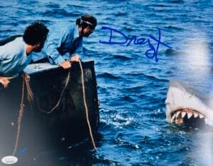 RICHARD DREYFUSS SIGNED JAWS 11X14 PHOTO HOPPER STEVEN SPIELBERG HORROR JSA 380