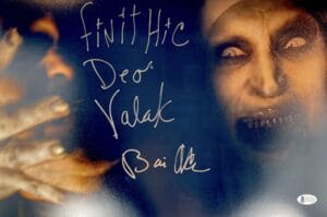 BONNIE AARONS SIGNED 11x17 PHOTO POSTER THE NUN BECKETT THE CONJURING BAS 955