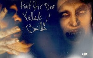 BONNIE AARONS SIGNED 11x17 PHOTO POSTER THE NUN BECKETT THE CONJURING BAS 956