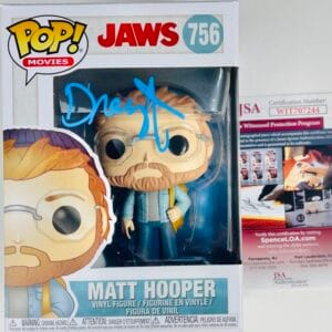 RICHARD DREYFUSS SIGNED MATT HOOPER FUNKO POP 756 JAWS STEVEN SPIELBERG JSA 244