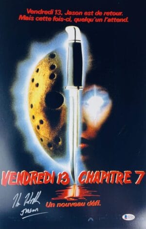 KANE HODDER FRIDAY THE 13TH SIGNED 12x18 PHOTO POSTER MOVIE POSTER JASON BAS 372