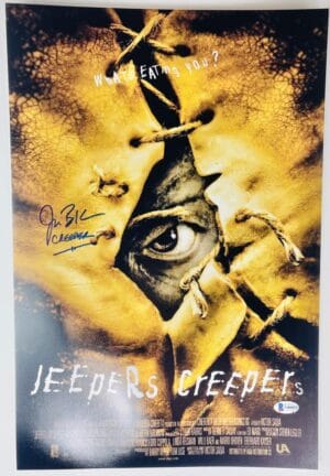 JONATHAN BRECK JEEPERS CREEPERS SIGNED 12X18 PHOTO THE CREEPER HORROR BAS 052