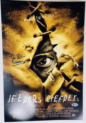 JONATHAN BRECK JEEPERS CREEPERS SIGNED 12X18 PHOTO THE CREEPER HORROR BAS 051