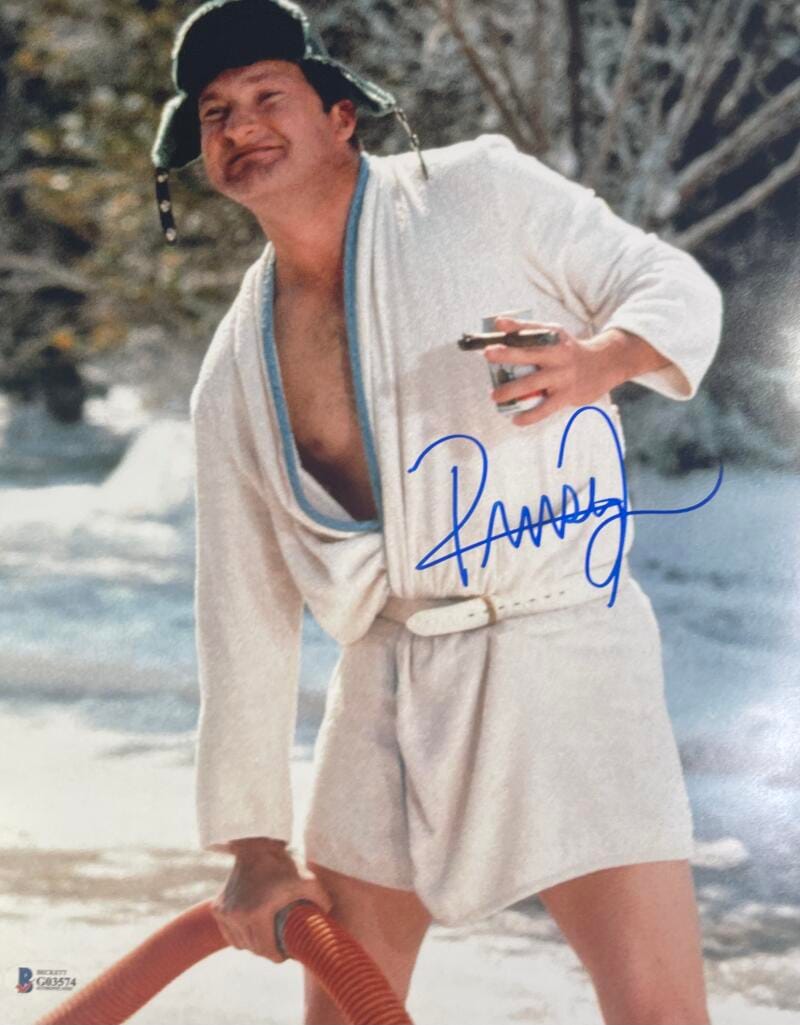 RANDY QUAID SIGNED NATIONAL LAMPOONS CHRISTMAS VACATION 11X14 PHOTO BAS 574
