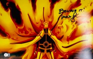 MAILE FLANAGAN SIGNED NARUTO 11X17 PHOTO ANIME AUTOGRAPH SHIPUDEN BAS 842