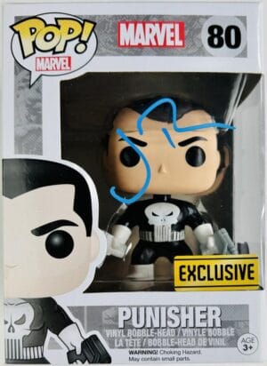 JON BERNTHAL SIGNED THE PUNISHER FUNKO POP VINYL 80 WALGREENS EXCLUSIVE BAS 625