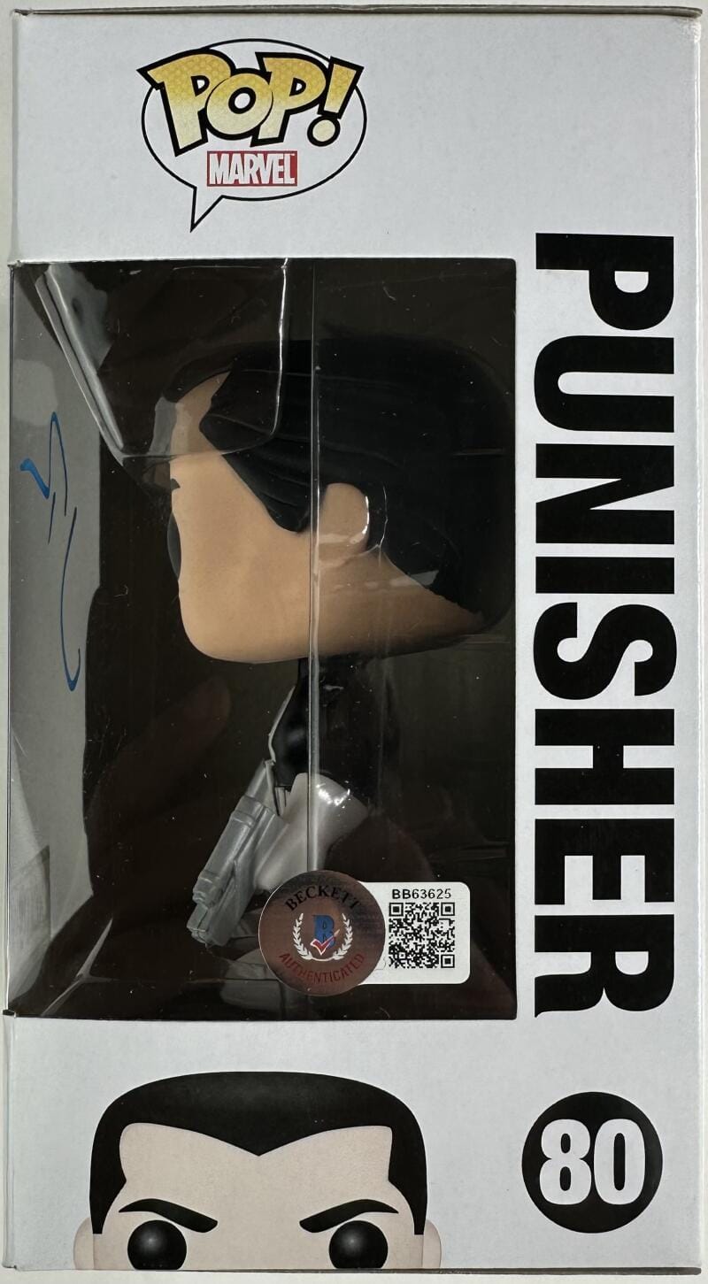 Jon Bernthal Signed The Punisher Funko Pop Vinyl 80 Walgreens Exclusive Bas 625 - Image 2
