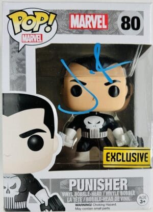 JON BERNTHAL SIGNED THE PUNISHER FUNKO POP VINYL 80 WALGREENS EXCLUSIVE BAS 626