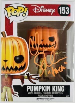 CHRIS SARANDON SIGNED PUMPKIN JACK FUNKO 153 NIGHTMARE BEFORE CHRISTMAS BAS 941