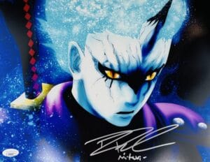 ROBBIE DAYMOND SIGNED MITSUKI 11X14 PHOTO BORUTO NARUTO AUTOGRAPH ANIME JSA 919