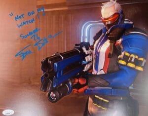 FRED TATASCIORE SIGNED SOLDIER 76 11X14 PHOTO OVERWATCH AUTOGRAPH ANIME JSA 870