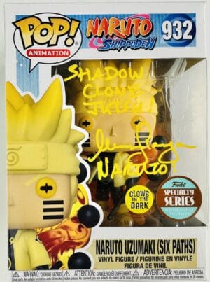 MAILE FLANAGAN SIGNED NARUTO SIXTH PATH SAGE FUNKO POP SHIPPUDEN 932 BAS 091