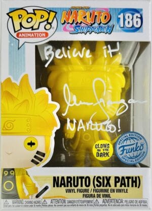 MAILE FLANAGAN SIGNED NARUTO SIXTH PATH SAGE FUNKO POP SHIPPUDEN 186 BAS 118