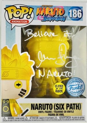 MAILE FLANAGAN SIGNED NARUTO SIXTH PATH SAGE FUNKO POP SHIPPUDEN 186 BAS 121