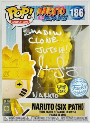 MAILE FLANAGAN SIGNED NARUTO SIXTH PATH SAGE FUNKO POP SHIPPUDEN 186 BAS 126