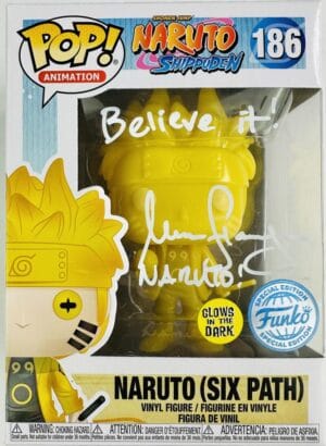MAILE FLANAGAN SIGNED NARUTO SIXTH PATH SAGE FUNKO POP SHIPPUDEN 186 BAS 096