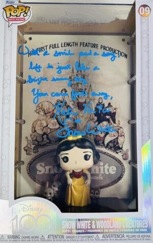 KATIE VON TILL SIGNED SNOW WHITE FUNKO POP MOVIE POSTERS 09 DISNEY AUTOGRAPH BAS