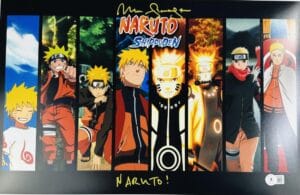 MAILE FLANAGAN SIGNED NARUTO 11X17 PHOTO ANIME AUTOGRAPH SHIPUDEN BAS 983
