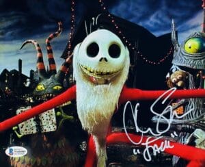 Chris Sarandon signed Jack Skellington 8X10 photo NIGHTMARE BEFORE CHRISTMAS 885