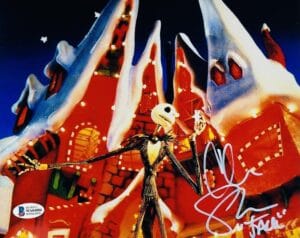 Chris Sarandon signed Jack Skellington 8X10 photo NIGHTMARE BEFORE CHRISTMAS 886