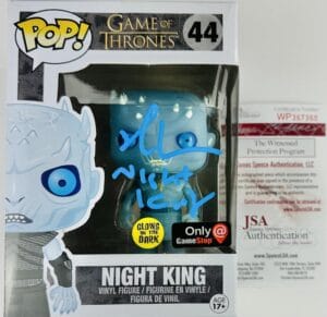 RICHARD BRAKE SIGNED NIGHT KING FUNKO POP VINYL 44 GAME OF THRONES JSA 360
