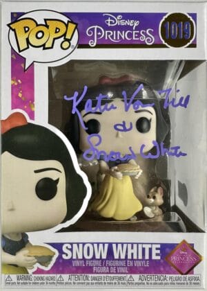 KATIE VON TILL SIGNED SNOW WHITE FUNKO POP VINYL 1019 DISNEY AUTOGRAPH BAS 741