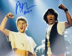 ALEX WINTER SIGNED 11X14 PHOTO BILL AND TEDS EXCELLENT ADVENTURE AUTOGRAPH BAS 7