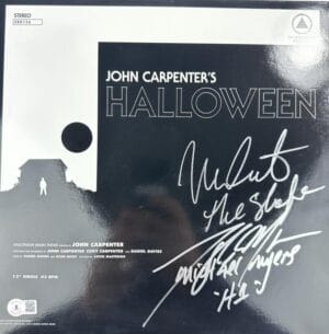 NICK CASTLE TONY MORAN SIGNED HALLOWEEN 1978 VINYL RECORD ALBUM MICHAEL MYERS 84