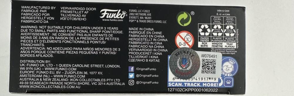 Ed Gale Signed Chucky Funko Enamel Pin 10 Childs Play Horror Autograph Bas 491 - Image 2