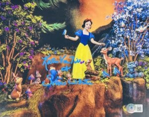 KATIE VON TILL SIGNED SNOW WHITE 8X10 PHOTO DISNEY AUTOGRAPH BAS 862