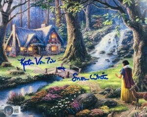 KATIE VON TILL SIGNED SNOW WHITE 8X10 PHOTO DISNEY AUTOGRAPH BAS 859