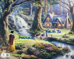 KATIE VON TILL SIGNED SNOW WHITE 8X10 PHOTO DISNEY AUTOGRAPH BAS 854