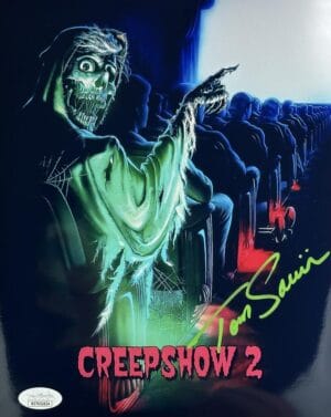 TOM SAVINI CREEPSHOW 2 8X10 METALLIC PHOTO MINI MOVIE POSTER THE CREEP JSA 634