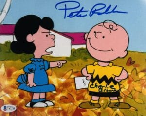 PETER ROBBINS SIGNED 8X10 PHOTO CHARLIE BROWN CHRISTMAS THANKSGIVING BAS 250