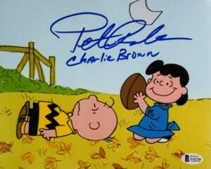 PETER ROBBINS SIGNED 8X10 PHOTO CHARLIE BROWN CHRISTMAS THANKSGIVING BAS 238
