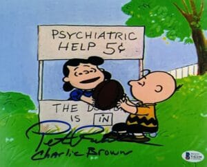 PETER ROBBINS SIGNED 8X10 PHOTO CHARLIE BROWN CHRISTMAS THANKSGIVING BAS 229