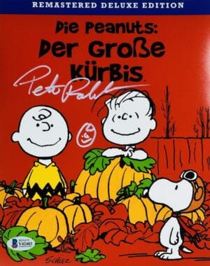 PETER ROBBINS SIGNED 8X10 PHOTO CHARLIE BROWN CHRISTMAS THE GREAT PUMPKIN BAS 03